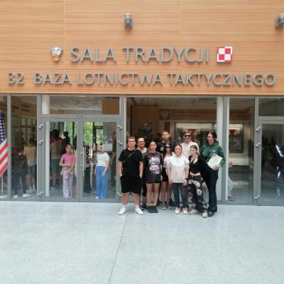 Wycieczka do 32 Bazy Lotnictwa Taktycznego w Łasku