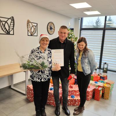 Podziękowania dla SP w Radoszewicach